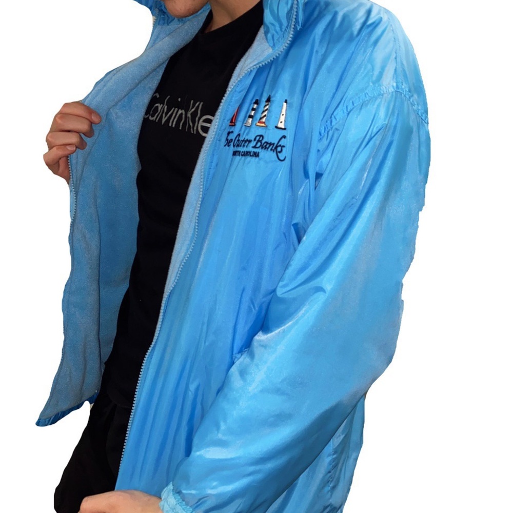 Y2K Outerbanks NC rain jacket/windbreaker